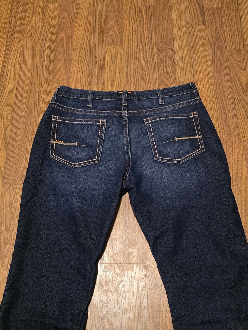Ariat Men's M4 Dark Blue Straight Leg Jeans - Picture 12 of 12